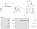 Motor de arranque AS-PL S0398