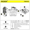 Pinza de freno RIDEX 78B0020