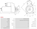 Motor de arranque AS-PL S0054