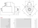 Motor de arranque AS-PL S3055