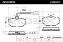 Pastillas de freno traseras RIDEX 402B0201