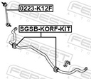 Bieleta de suspensión delantera FEBEST SGSB-KORF-KIT