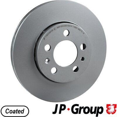 Disco de freno JP GROUP 1163109100
