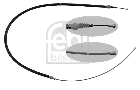 Cable de accionamiento, freno de estacionamiento FEBI BILSTEIN 49624