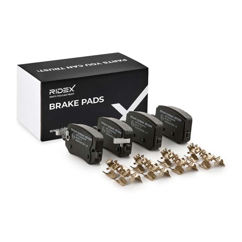 Pastillas de freno traseras RIDEX 402B2141