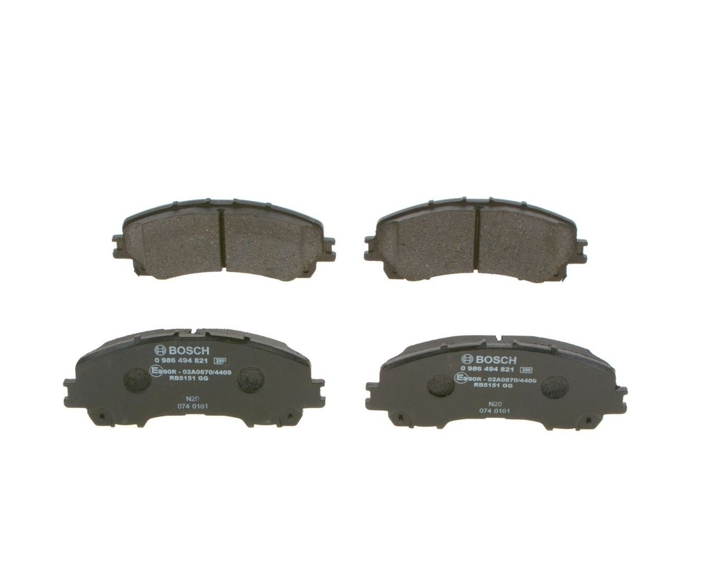Pastillas de freno delanteras BOSCH BOSCH 0 986 494 821