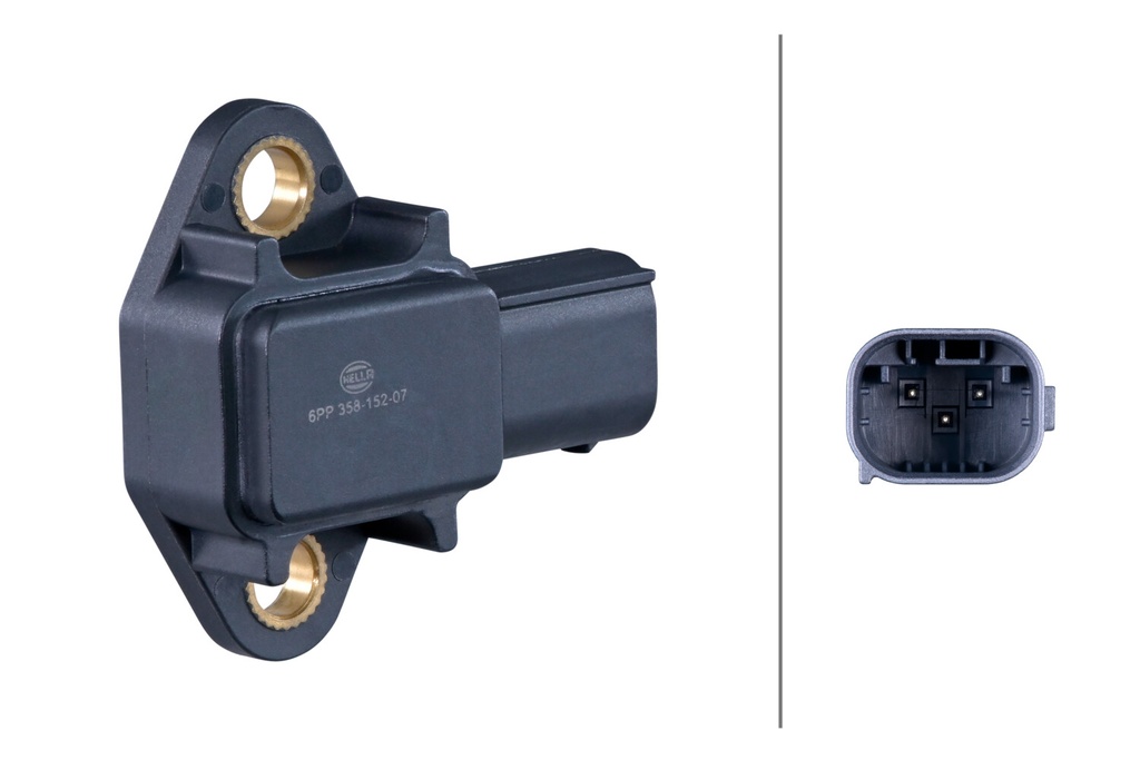 Sensor, presión de sobrealimentación HELLA 6PP 358 152-071