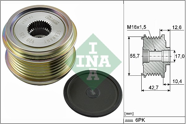 Rueda libre alternador INA 535 0012 10 (copia)