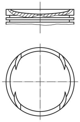 Pistón MAHLE ORIGINAL 030 89 02