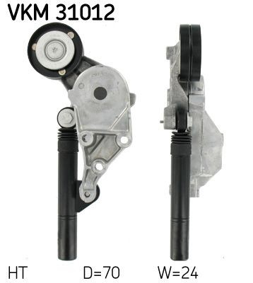 [VKM31012] Polea tensora de la correa trapecial poli V SKF VKM 31012