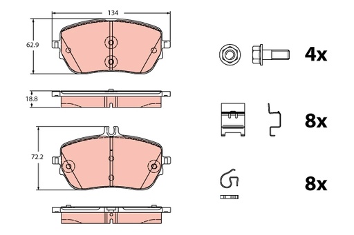 Válvula de admisión TRW Engine Component 331116 (copia)