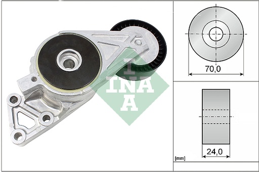 [533007630] Brazo tensor de la correa auxiliar INA 533 0076 30