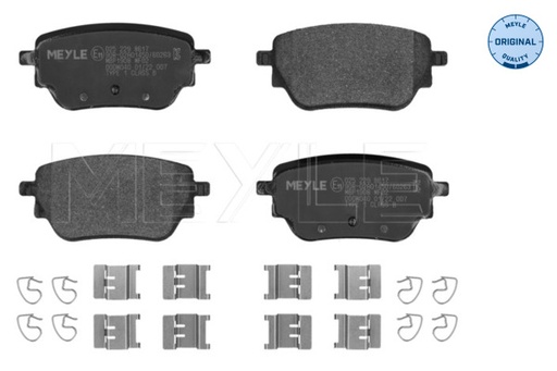 [0252298617] Pastillas de freno traseras MEYLE 025 229 8617